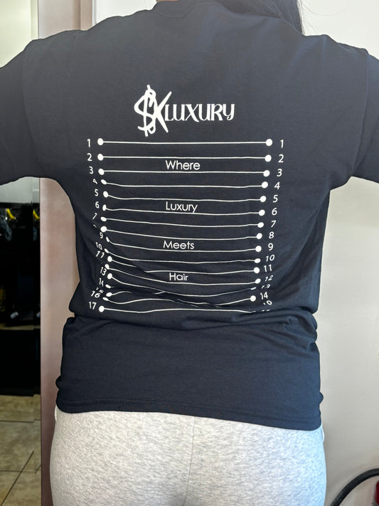 SK Luxury "LENGTH CHECK" T-shirt